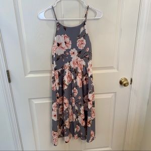 AQUA Floral Dress